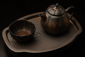 Huang Yen Shao (還原燒) Blossom Tea Tray